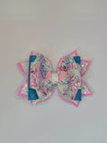 Stacked Pink and Blue Alien