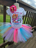 Birthday Sky and Everest Tutu outfit
