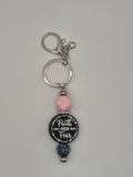 Faith over Fear Beaded Keychain (Copy)